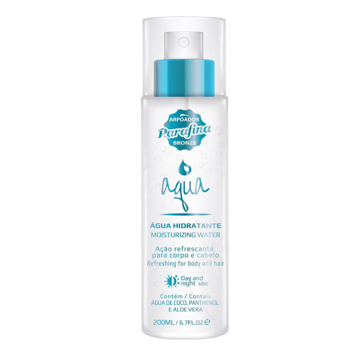 PARAFINA BRONZE AQUA Woda do ciała, twarzy i włosów ODŚWIEŻAJĄCO-NAWILŻAJĄCA, 200 ml