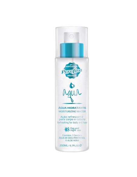 PARAFINA BRONZE AQUA Woda do ciała, twarzy i włosów ODŚWIEŻAJĄCO-NAWILŻAJĄCA, 200 ml