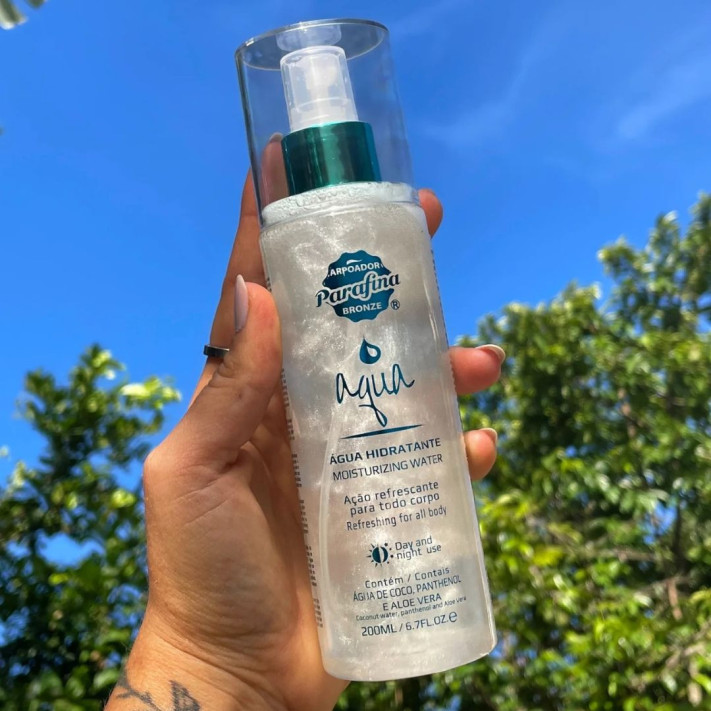 PARAFINA BRONZE AQUA Woda do ciała, twarzy i włosów ODŚWIEŻAJĄCO-NAWILŻAJĄCA, 200 ml