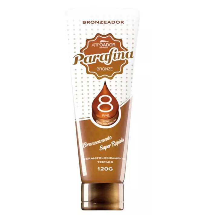 PARAFINA BRONZE - krem do opalania PRZYSPIESZAJĄCY OPALENIZNĘ SPF 8, 120 g