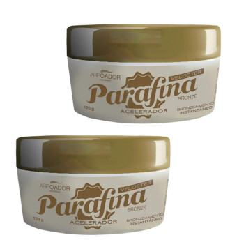 PARAFINA BRONZE VELOSTER Krem do opalania - przyspieszacz opalania 120 g, pakiet 2 szt.