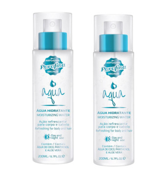 PARAFINA BRONZE AQUA Woda do ciała, twarzy i włosów ODŚWIEŻAJĄCO-NAWILŻAJĄCA 200ml, pakiet 2 szt.