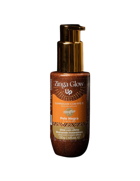 ZINGA GLOW Rozświetlacz z natychmiastowym efektem opalenizny SPF 15, 110 g