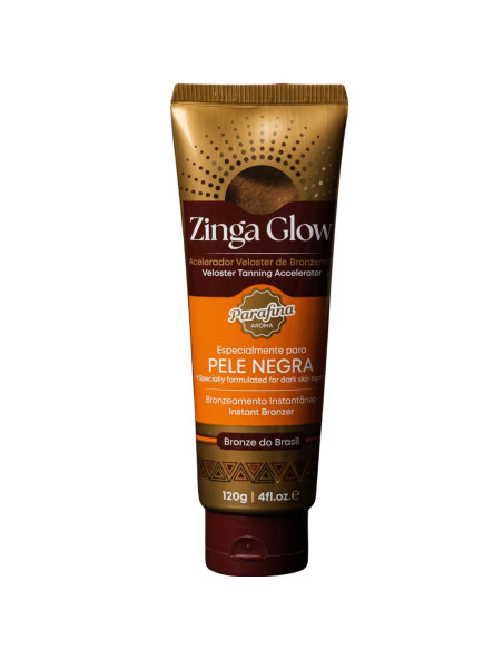 ZINGA GLOW Kremowy przyspieszacz do opalania, dla skóry bogatej w melaninę, 120 g